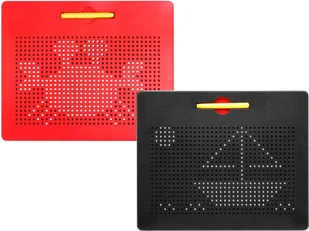 MAG PAD TABLICA MAGNETYCZNA do Rysowania + KULKI 714 sztuk + Rysik MIX - Tablice dla dzieci - miniaturka - grafika 1
