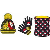 Figurki dla dzieci - SET GORRO BRAGA CUELLO Y GUANTES POKEMON - miniaturka - grafika 1