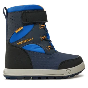 Śniegowce Merrell Snow Storm 3.0 Wtrpf MK267867 Niebieski - Buty dla chłopców - miniaturka - grafika 1