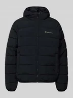 Kurtki męskie - Kurtka pikowana z logo i wpuszczanymi kieszeniami - miniaturka - grafika 1