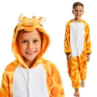 Stroje karnawałowe - Piżama Onesie Kigurumi Kostium Przebranie Żyrafa Dzieci 105 - 115cm - miniaturka - grafika 1