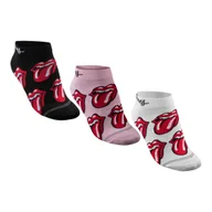 Skarpetki męskie - stopki THE ROLLING STONES - LOGO, zestaw 3 par-37/41. - miniaturka - grafika 1