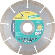Tarcze do pił - Wolfcraft Tarcza diamentowa 125 do cięcia Solid Uniwersal, - miniaturka - grafika 1