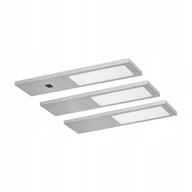 Taśmy LED - Plana zestaw 3 lamp podszafkowych Led 3x4W 3x240lm 4000K włącznik bezdotyk - miniaturka - grafika 1