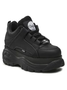 Buffalo London Sneakersy BN15332291 Czarny - Sneakersy damskie - miniaturka - grafika 1