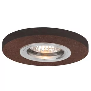 Spotlight Wpust LAMPA podtynkowa VITAR WOOD 2511176 okrągła OPRAWA drewniane oczko do zabudowy ekologiczne orzech 2511176 - Lampy sufitowe - miniaturka - grafika 1