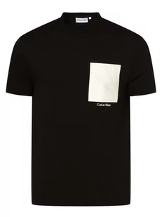 Calvin Klein - T-shirt męski, czarny - Koszulki męskie - miniaturka - grafika 1
