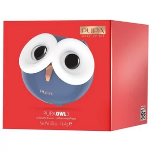 PUPA Milano Paleta do makijażu PUPA OWL 3 002 Cold Shades - Palety i zestawy do makijażu - miniaturka - grafika 3