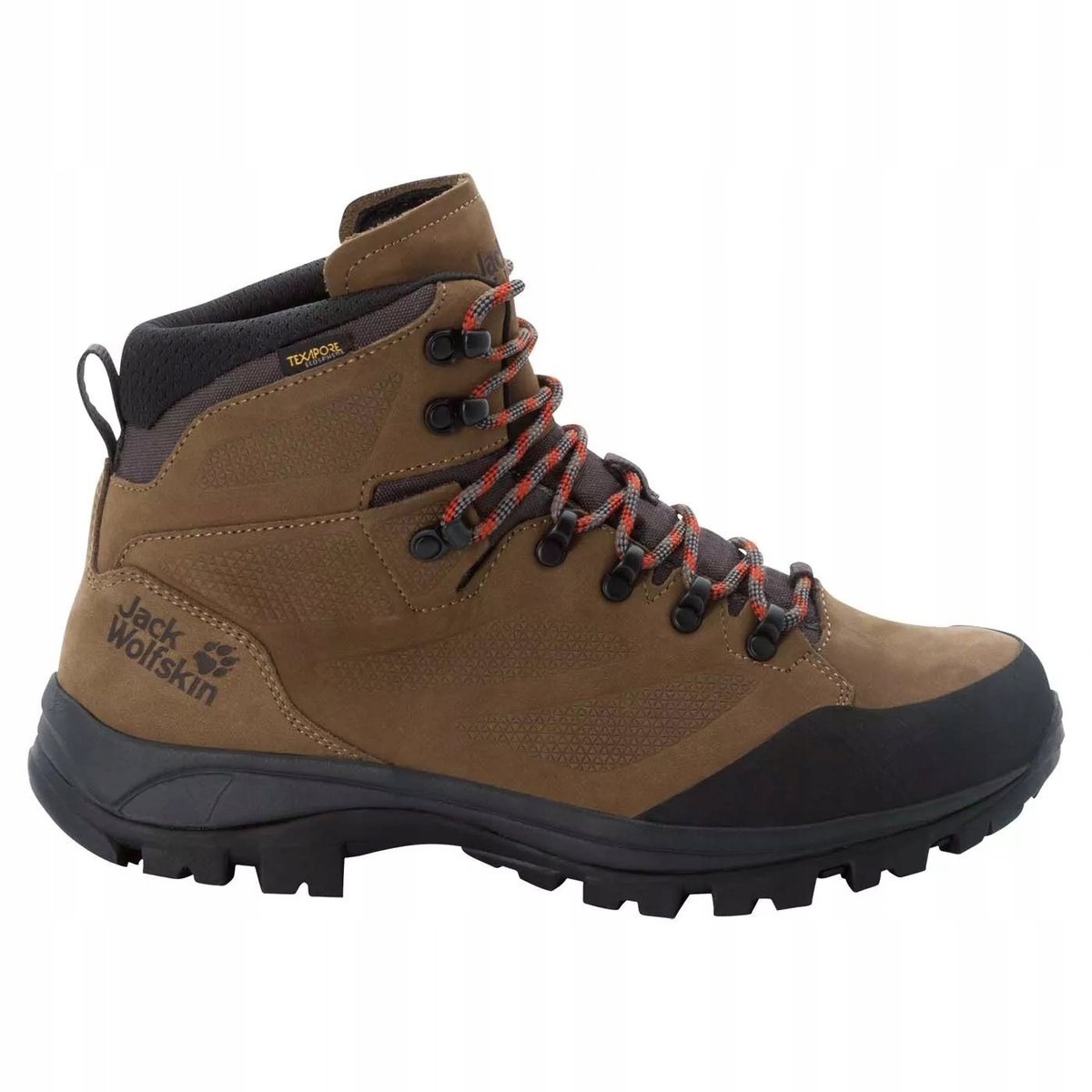 JACK WOLFSKIN TREKKINGOWE BRĄZOWE TRZEWIKI Z EFEKTEM NUBUK 47,5 16IA