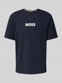 Piżamy męskie - Góra od piżamy z nadrukiem z logo model ‘Easy’ - miniaturka - grafika 1