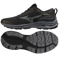 Buty sportowe męskie - Buty do biegania Mizuno Wave Rider GTX M (kolor Czarny, rozmiar 44) - miniaturka - grafika 1