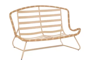 Meble ogrodowe technorattanowe Palermo Round Beige / Light Grey - Meble ogrodowe - miniaturka - grafika 4