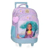 Plecaki - Joumma Disney Watch us Shine Plecak Compact 2 Koła Różowy 32x45x21 cms Poliester 30,24L, Różowy, Kompaktowy plecak 2 koła - miniaturka - grafika 1