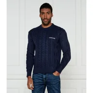 Swetry męskie - Guess Jeans Sweter Regular Fit z dodatkiem wełny - miniaturka - grafika 1