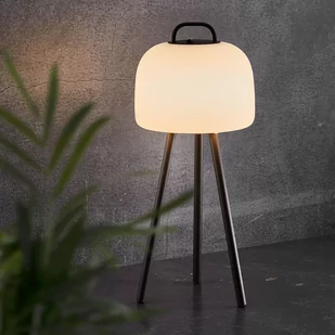 Nordlux Lampa stołowa LED Kettle trójnóg metal, klosz 22cm - Lampy ogrodowe - miniaturka - grafika 1