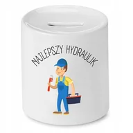 Skarbonki - SKARBONKA DLA HYDRAULIKA NAJLEPSZY HYDRAULIK z Nadrukiem ze Zdjęciem - miniaturka - grafika 1