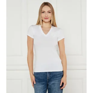 Armani Exchange T-shirt Slim Fit - Koszulki i topy damskie - miniaturka - grafika 1