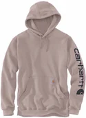 Bluzy męskie - Bluza Carhartt Mid Signature Sleeve Logo Mink - miniaturka - grafika 1
