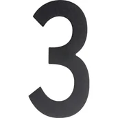 Numery na dom - Metro Cyfra czarna matowa 3 50 mm - miniaturka - grafika 1