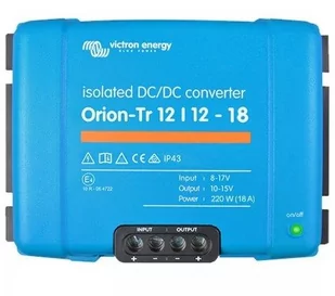 Przetwornica samochodowa Victron Energy Orion-Tr 12/12-18A 220 W (ORI121222110) - Przetwornice samochodowe - miniaturka - grafika 1