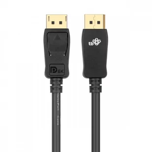 TB, Kabel, DisplayPort 1.8 m M/M v 1.4, Czarny - Kable - miniaturka - grafika 1