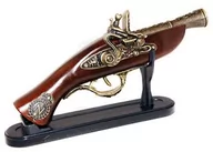 Repliki - broń - Pistolet Skałkowy (dekoracyjny) z XVIIIw. z Motywem Napoleona Bonaparte. - miniaturka - grafika 1