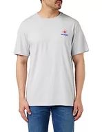 Koszulki męskie - Wrangler T-shirt męski, Pearl Blue, S - miniaturka - grafika 1