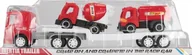 Samochody i pojazdy dla dzieci - Mega Creative AUTO CIEZAR LAWETA P/B AKC 54X17X11 MC PBX24/48 - miniaturka - grafika 1