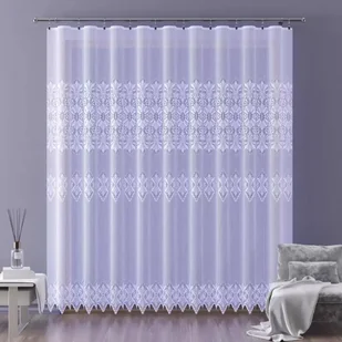 Firanka żakardowa metrażowa wys. 230 cm Arizema A147 biała - Firany - miniaturka - grafika 1