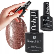 Lakiery do paznokci - Rozowe Zloto Hybrydowy Lakier Do Paznokci Z Polyskiem Lakier Uv Onlyu/L119 - miniaturka - grafika 1