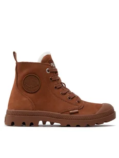 Palladium Trapery Pampa Hi Zip Wl 95982-200-M Brązowy - Botki damskie - miniaturka - grafika 1