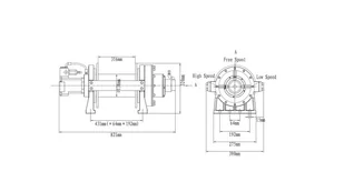 Wyciągarka hydrauliczna BST H 20000 LBS - Wciągarki - miniaturka - grafika 4