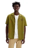 Kurtki męskie - Desigual Męska kurtka Cam_Angus, zielony, XXL - miniaturka - grafika 1