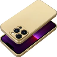 Etui i futerały do telefonów - OEM Futerał METALLIC do IPHONE 16 Pro Max złoty - miniaturka - grafika 1