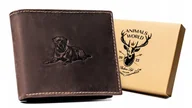 Portfele - Portfel skórzany Always Wild N992-CHM c. brązowy - miniaturka - grafika 1