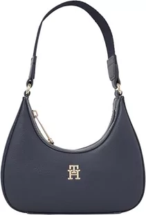 Tommy Hilfiger Damskie TH Essential SC Shoulder Corp Hobo, Space Blue, jeden rozmiar, niebieski (Kosmiczny Błękit), One Size - Torebki damskie - miniaturka - grafika 1