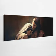 Ikony i obrazy sakralne - Uzdrowienie Jezusa Chrystusa - obraz polycanvas, 125x50 - miniaturka - grafika 1