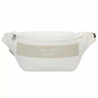 Nerki - Calvin Klein Jeans Jeans Torba biodrowa 18 cm bright white K60K609297-YAF - grafika 1