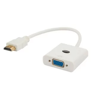 Savio Adapter cl-27 (HDMI M - D-Sub (VGA) F; 0,10m; kolor biały) cl-27 - Adaptery i przejściówki - miniaturka - grafika 3