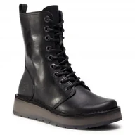 Botki damskie - Botki Fly London Ramifly P211043000 Czarny - miniaturka - grafika 1