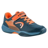 Tenis ziemny - Buty tenisowe dzięcięce Head Velcro 3.0 bluestone/orange 31,5 - miniaturka - grafika 1