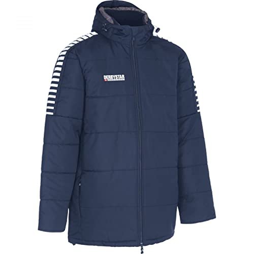 Derbystar Hyper Stadion kurtka dziecięca, unisex niebieski Navy Weiß 164