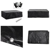 Pokrowce na meble ogrodowe - vidaXL Pokrowiec na meble ogrodowe 8 oczek 300×140×90 cm - Pokrowiec na meble ogrodowe - Pokrowiec ochronny na meble ogrodowe - Plandeka na meble ogrodowe - Maska na meble ogrodowe - miniaturka - grafika 1