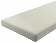 Prześcieradła dla dzieci - Prześcieradło Bawełniane Do Łóżeczka 120X60 - Kremowy - miniaturka - grafika 1