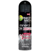 Dezodoranty i antyperspiranty męskie - Garnier Mineral Men 72h Dezodorant w sprayu Action Control Thermic 150ml - miniaturka - grafika 1