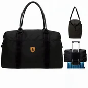 Torby podróżne - Torba Podróżna Wodoodporna Przenośna Bagaż Podręczny Do Samolotu Duża Czarna - miniaturka - grafika 1