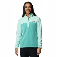Odzież trekkingowa damska - Bluza polarowa damska Columbia Benton Springs 1/2 Snap Pullover Fleece II - miniaturka - grafika 1