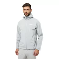 Kurtki męskie - Męska kurtka przeciwdeszczowa Jack Wolfskin PRELIGHT 2L INS JKT M Cool Grey - XXL - miniaturka - grafika 1