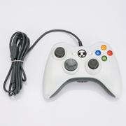 Akcesoria do Xbox - Przewodowy gamepad do konsoli XBOX360 — biały - miniaturka - grafika 1