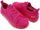 Buty dla dziewczynek - Tenisówki z gumką koronkowe BIG STAR JJ374131 - miniaturka - grafika 1